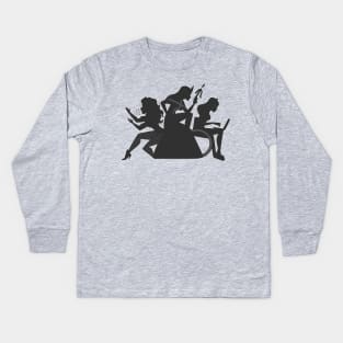 Bruce's Angels Kids Long Sleeve T-Shirt